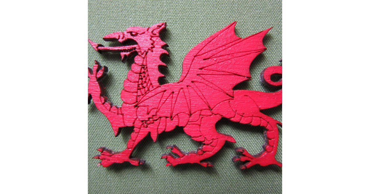 Welsh Dragon Decal - Ddraig Goch Sticker For Car, Caravan, Boat Or - Foto 8