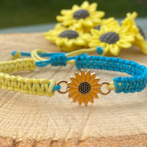 Sunflower bracelet on sale